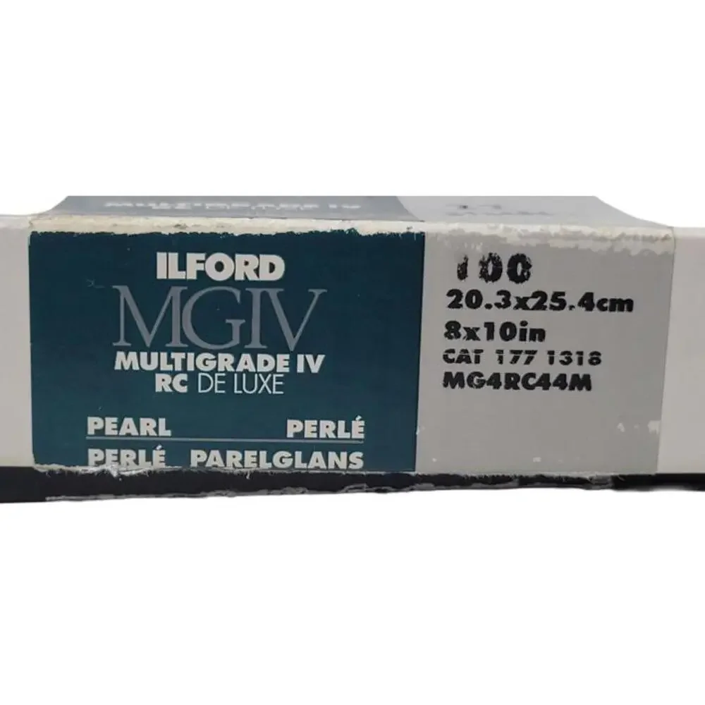 8x10 Ilford Multigrade MGIV RC De Luxe Pearl Photo Paper 27 Sheets Medium Weight